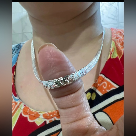 ❤️TRULY GORGEOUS, BRAND NEW REAL 925 SILVER CHAIN (45 & 50cm) MEN AND WOMAN❤️ - Picture 4 of 8